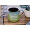Dexsa Coffee Tea Soup Ceramic Mug | He alone is my rock and my salvation, my fortress where I will not be shaken Psalm 62:6 | 16 ounce Designer Mug with Inspiring Sentiment | Elegant Pottery Look